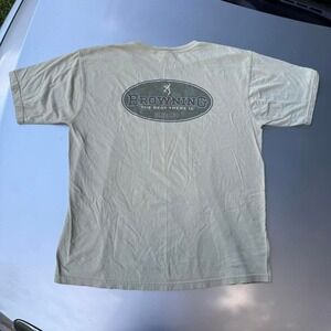 Tan Browning "The best there is" hunting cotton tee